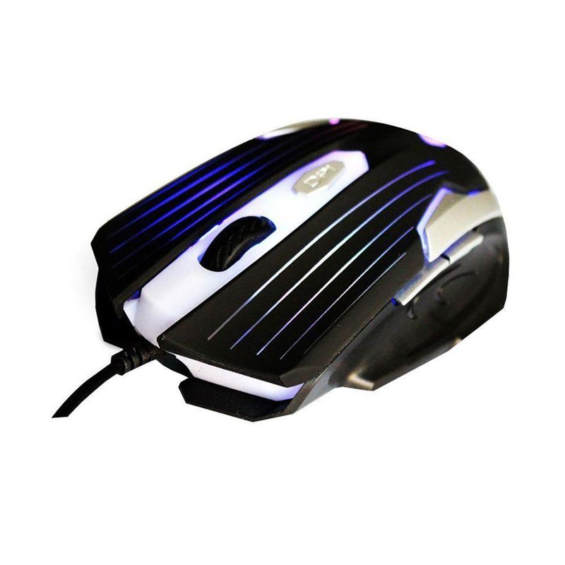 Mouse ótico Gamer C3tech Mg-11bsi Preto E Prata