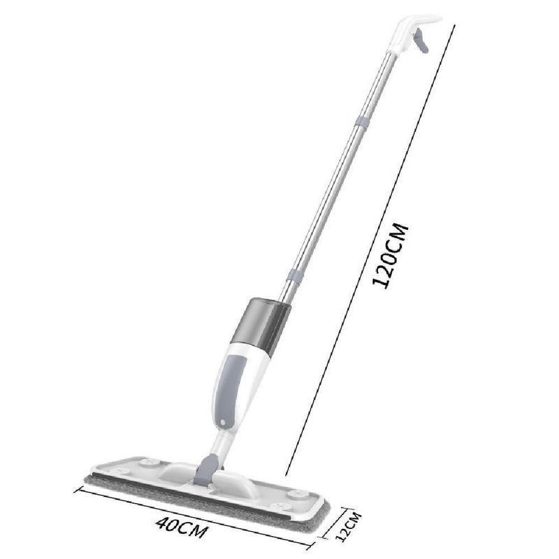 Rodo Mop Spray Esfregao 3 Em 1 Limpa Seca Vassoura Dispenser