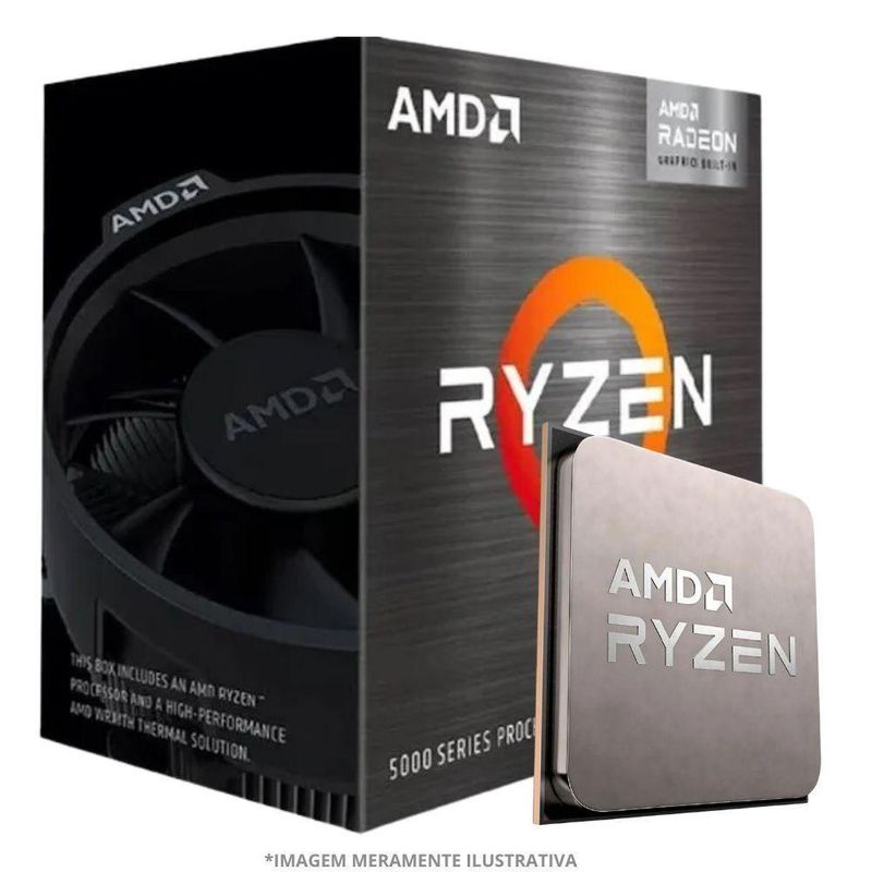 Pc Gamer Amd Ryzen 5 4600g, 16gb Ram, Radeon Vega 7, Ssd 480gb, Fonte 200w + Kit Gamer Completo