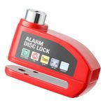 Cadeado Alarme Sonoro Moto Bicicleta Trava Freio Anti Furto