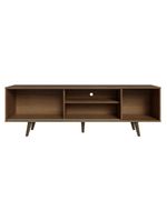 Rack Para Tv Até 80 Polegadas 160cm Com Pés Rustic/branco/rustic Torino Madesa Rustic/branco