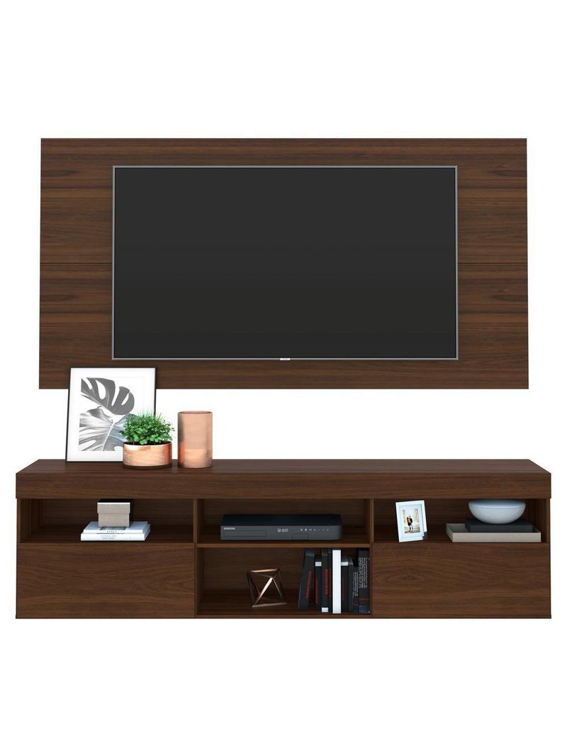 Painel até 65" com Rack Suspenso Flórida Multimóveis