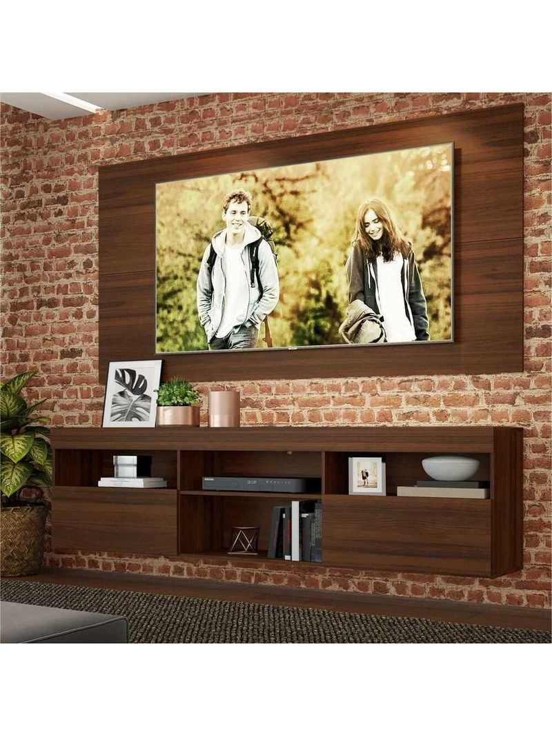 Painel até 65" com Rack Suspenso Flórida Multimóveis