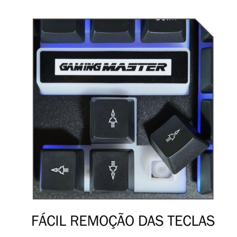Teclado Gamer Led Rgb Usb Abnt2 Km-m712