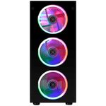 Gabinete Gamer Kmex Cg-a1tp Led Rgb