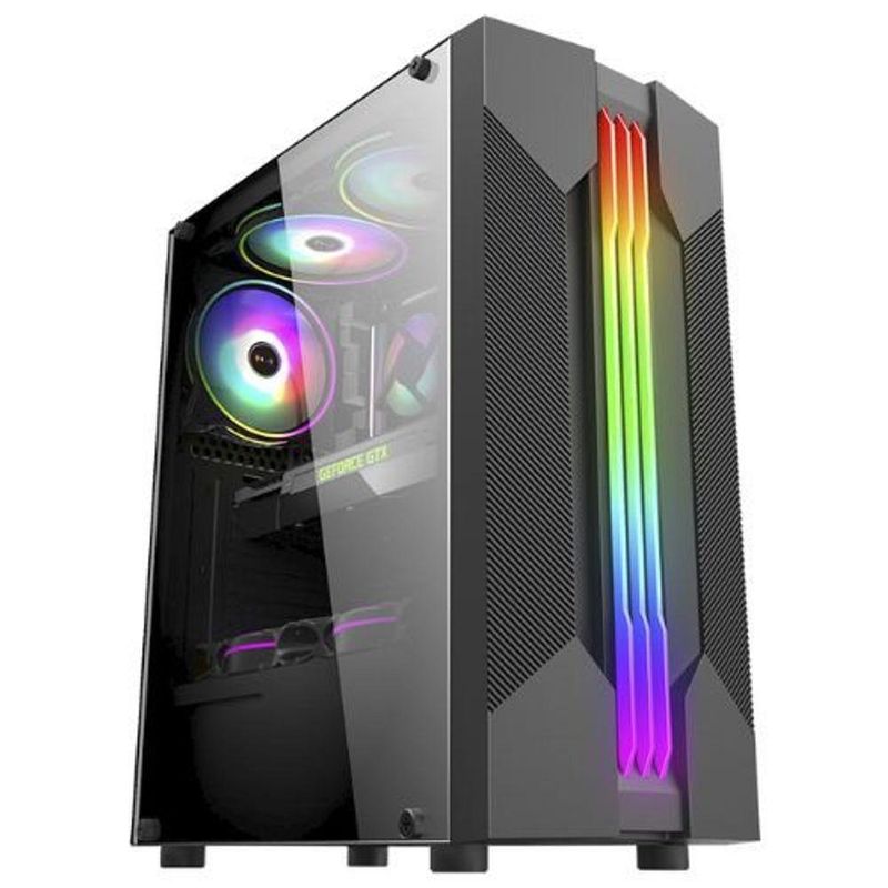 Gabinete Gamer Kmex Cg-01a9 Led Rgb - Bifrost Vi
