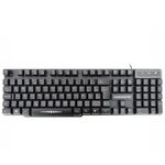 Teclado Gamer Semi Mecânico Led Usb Abnt2 Km-52 Rgb