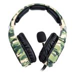 Fone Gamer Over ear C/Som Imersivo, Microfone Omnidirecional Headset Luz Led C/Fio