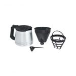 Cafeteira Elétrica Programável Black + Decker CM350G Gourmand Gris Painel Digital 900W Inox Preta 220V