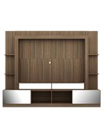 Rack com Painel Suporte 65´´ Espelho Madeirado