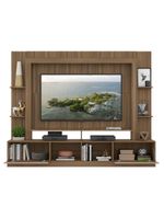 Rack com Painel Suporte 65´´ Espelho Madeirado