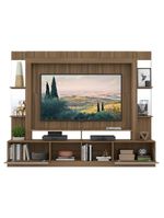 Rack com Painel Suporte 65´´ com Espelho Madeirado/Laca