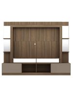 Rack com Painel Suporte 65´´ com Espelho Madeirado/Laca
