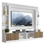 Rack Estante com Painel 65 e 2 Portas Oslo Branco