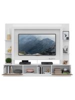 Rack Estante com Painel 65 e 2 Portas Oslo Branco