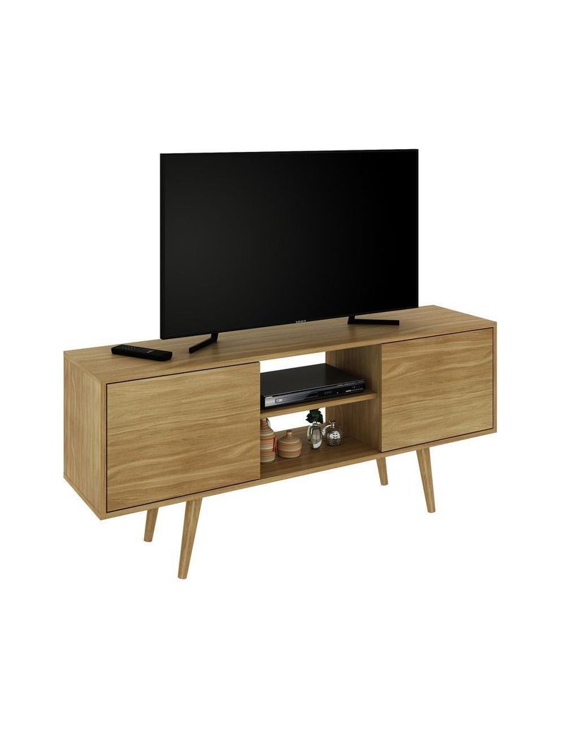 Rack 42" Com 2 Portas Multimóveis Cr45007 Natural