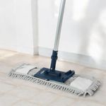 Conjunto Super Mop De Microfibra 40cm Com Cabo Telescópico De 1,40m E Refil