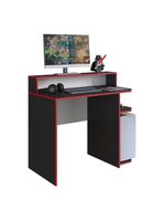 Mesa Gamer Com Suporte Para Cpu Multimóveis Cr25237 Preto Preto