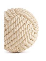 Enfeite Decorativo esfera em Poliresina Off White 19x19cm