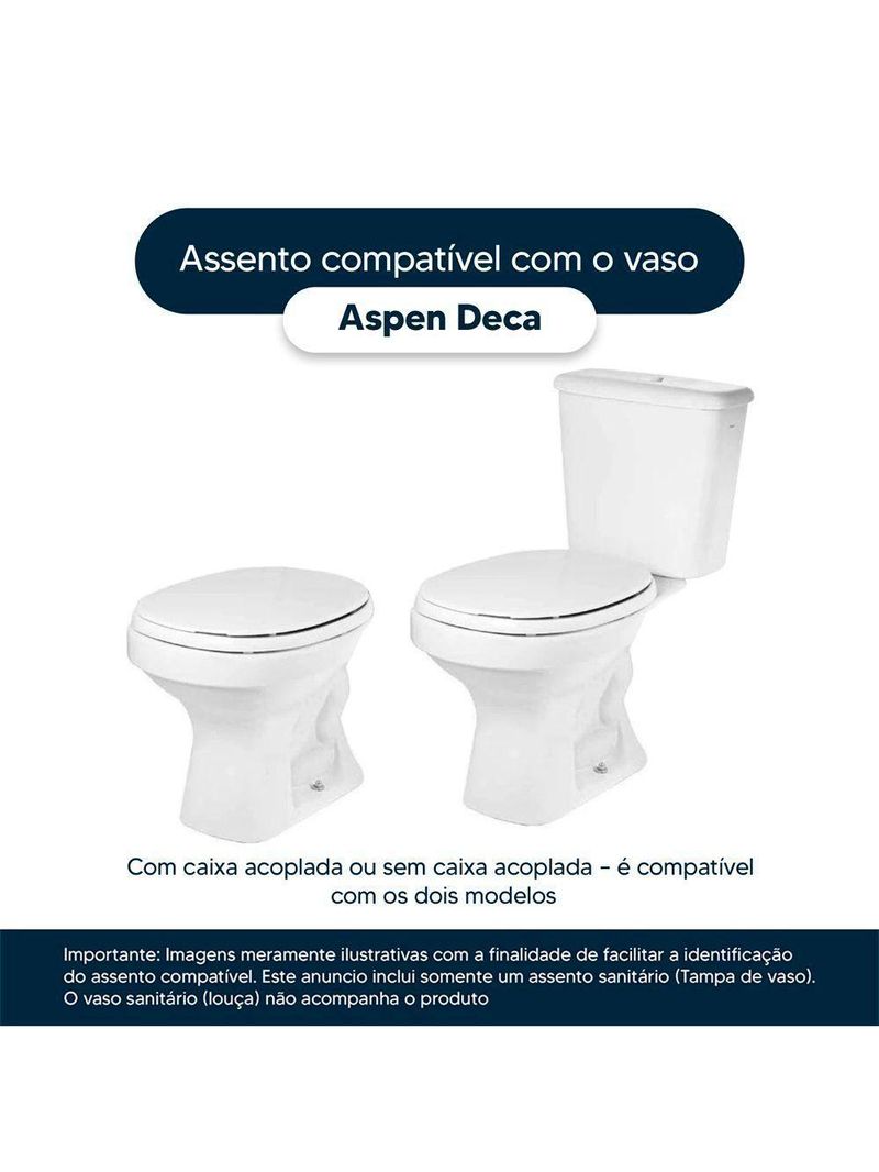 Assento Sanitario Aspen Caramelo Para Vaso Deca