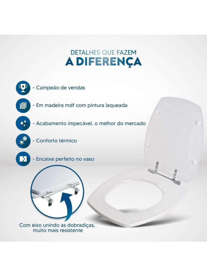 Assento Sanitario Thema Pessego (rosa Shell) Para Vaso Incepa
