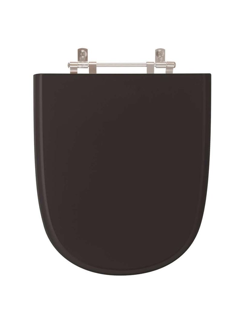 Assento Sanitario Ezedra Preto Para Vaso Ideal Standard