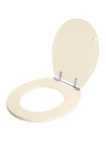 Assento Sanitario Poliester Ravena Bege Claro Para Vaso Deca