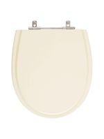 Assento Sanitario Polo Marfim (bege Claro) Para Vaso Hervy