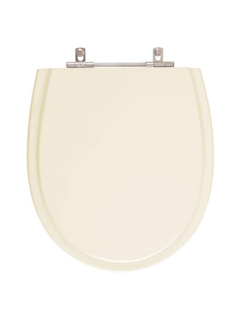 Assento Sanitario Polo Marfim (bege Claro) Para Vaso Hervy