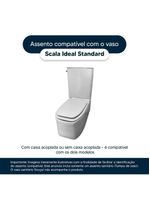 Assento Sanitario Scala Visone Para Vaso Ideal Standard