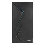 Gabinete Gamer Twin Edge GGTEACBK Mid Tower Micro ATX Mini ITX RGB Preto