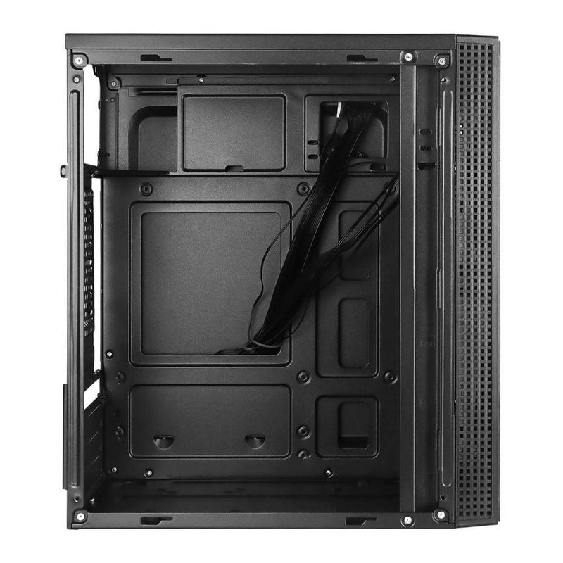 Gabinete Gamer Twin Edge GGTEACBK Mid Tower Micro ATX Mini ITX RGB Preto