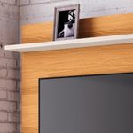 Estante Painel Tv 70 Pol 200cm Com Led Virtus Cinamomo/off - Hb Móveis