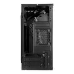 Gabinete Gamer Beam GGBACBK Mid Tower Micro ATX Mini ITX com Iluminação RGB Preto