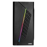 Gabinete Gamer Beam GGBACBK Mid Tower Micro ATX Mini ITX com Iluminação RGB Preto