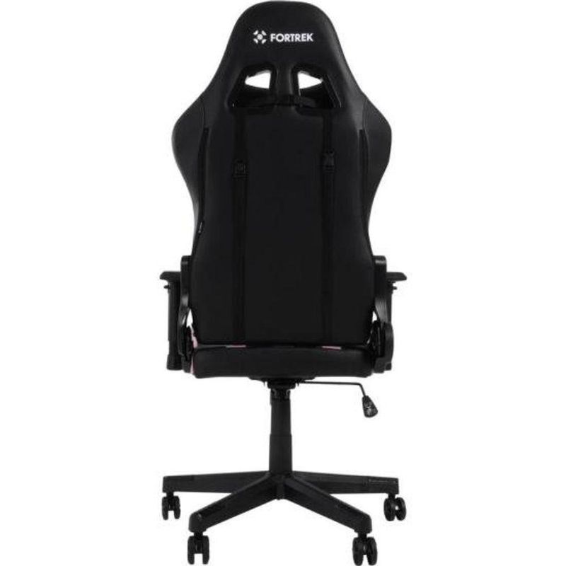 Cadeira Gamer Cruiser [F002] com Revestimento Sintético, Encosto Reclinável 155º Preto, Rosa