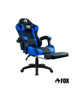 Cadeira Gamer Fox Racer Zerda Com Apoio De Pés Azul W20