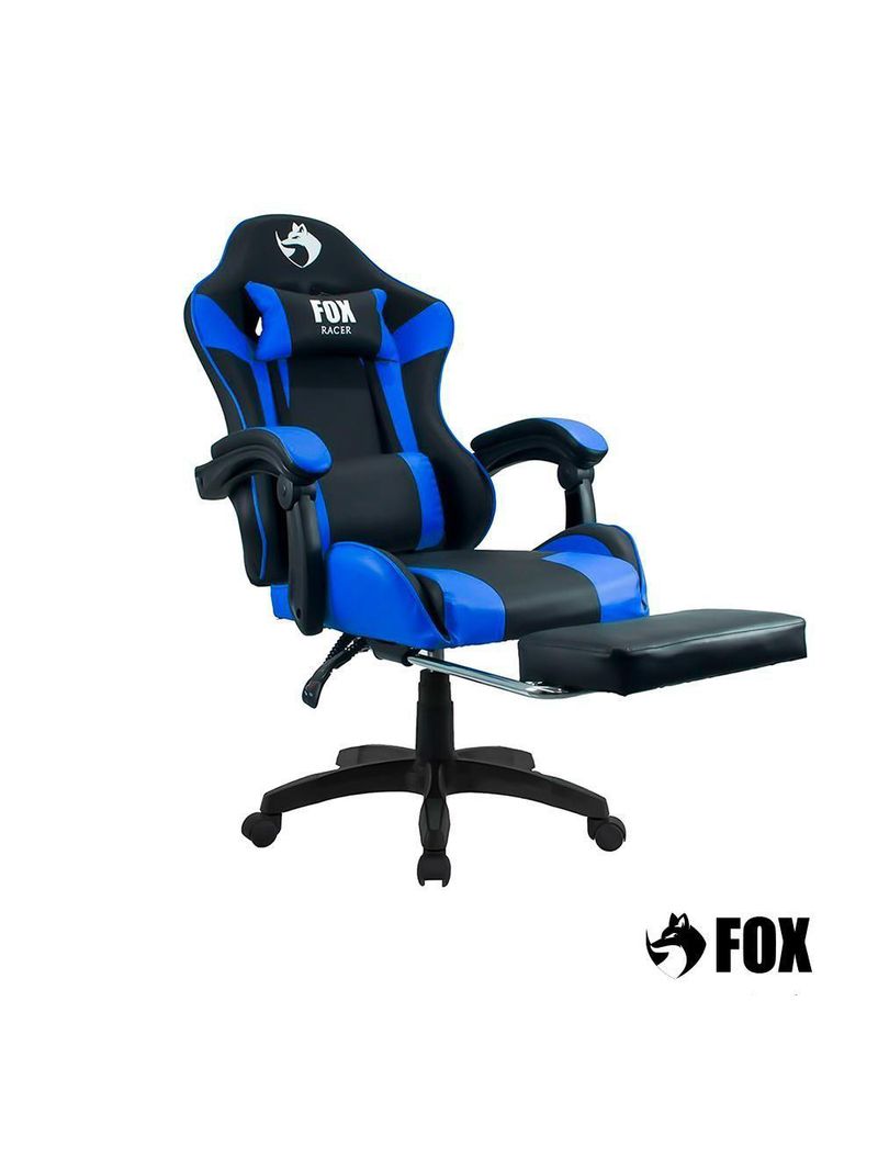Cadeira Gamer Fox Racer Zerda Com Apoio De Pés Azul W20