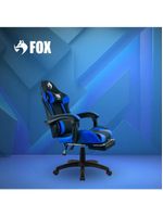Cadeira Gamer Fox Racer Zerda Com Apoio De Pés Azul W20