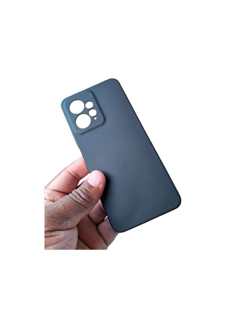 Capa Capinha Silicone Aveludado Preto Para Redmi Note 12 4g