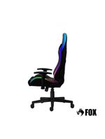 Cadeira Gamer Fox Racer Rgb Com Iluminação Led Preta UT-C1583L