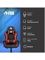 Cadeira Gamer Fox Racer Vulpes Vermelha WZ-318