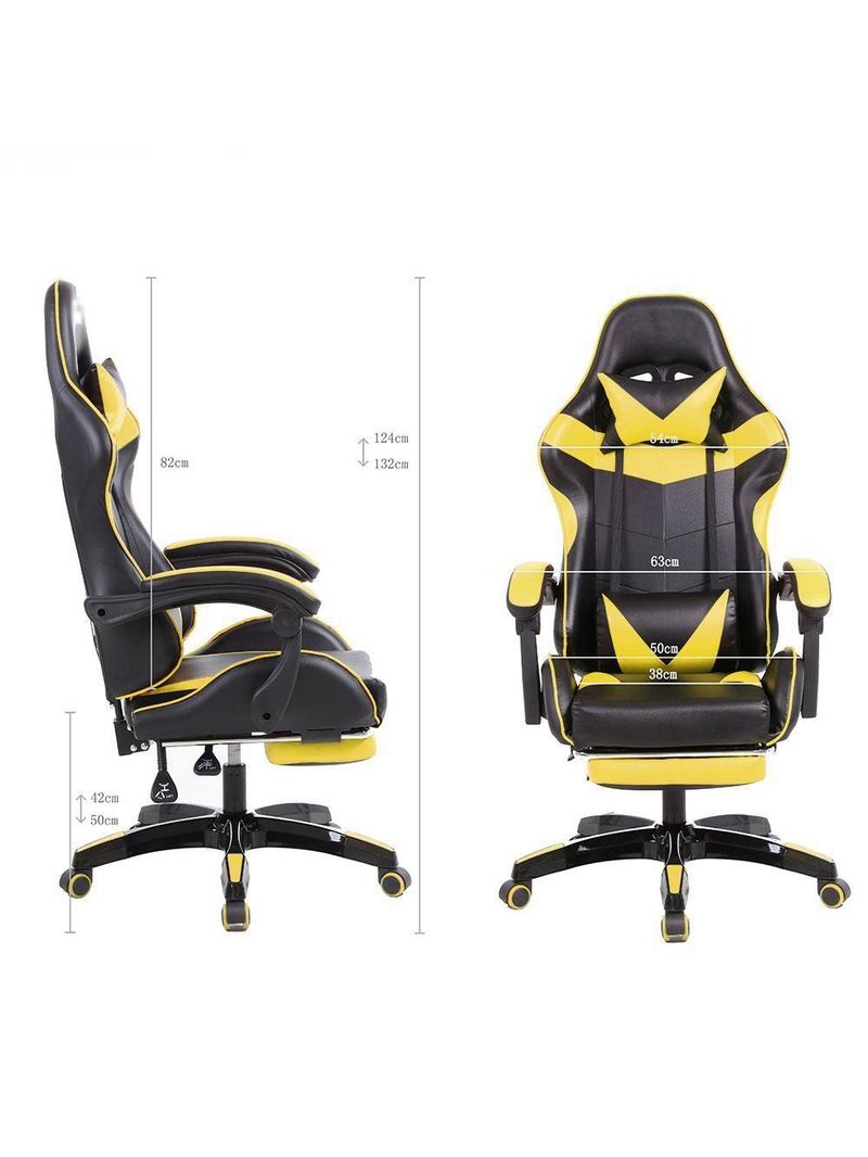 Cadeira Gamer Fortt Xiamen Amarela - Cgf011-am