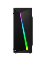Gabinete Gamer Aerocool Shard Preto Rgb Lateral Acrílico