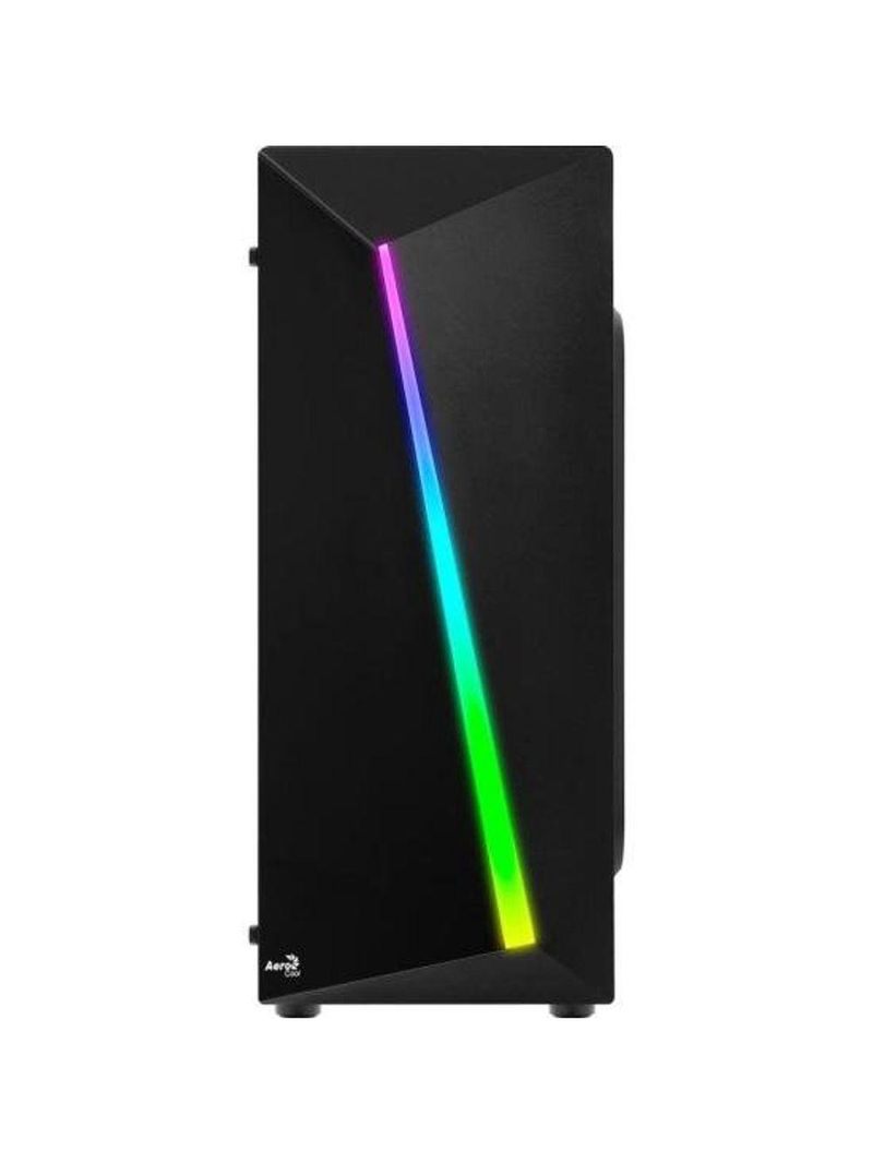 Gabinete Gamer Aerocool Shard Preto Rgb Lateral Acrílico