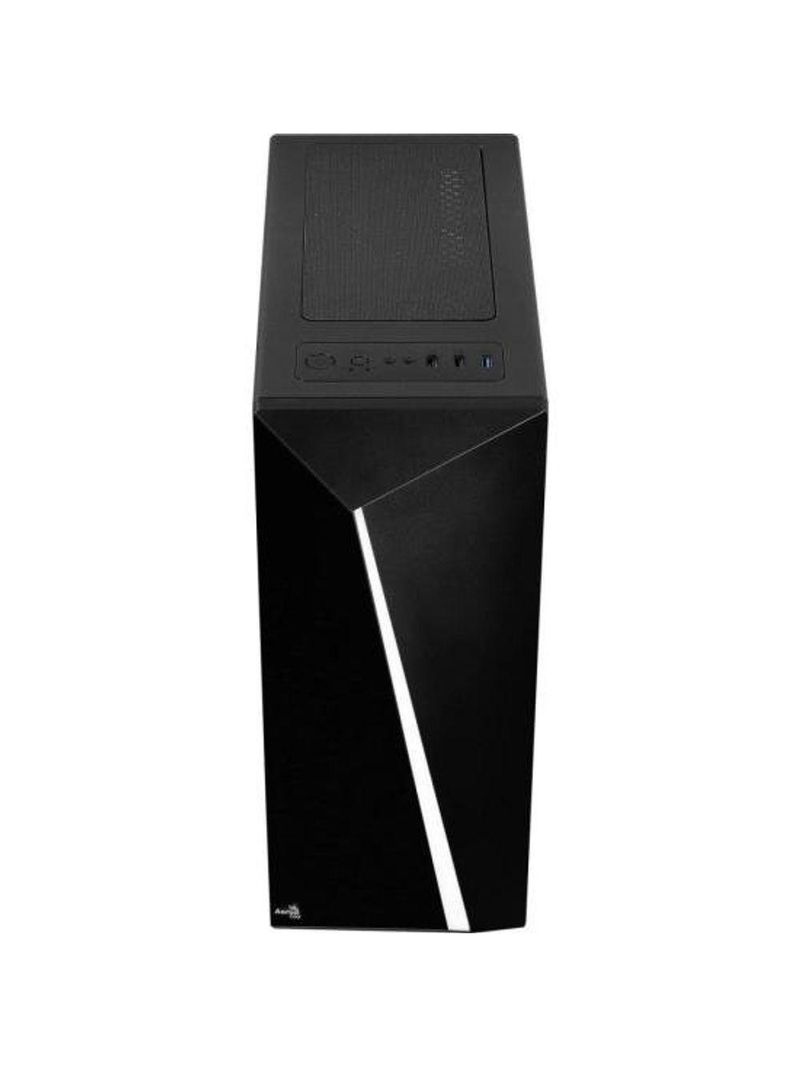 Gabinete Gamer Aerocool Shard Preto Rgb Lateral Acrílico