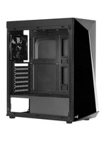 Gabinete Gamer Aerocool Shard Preto Rgb Lateral Acrílico