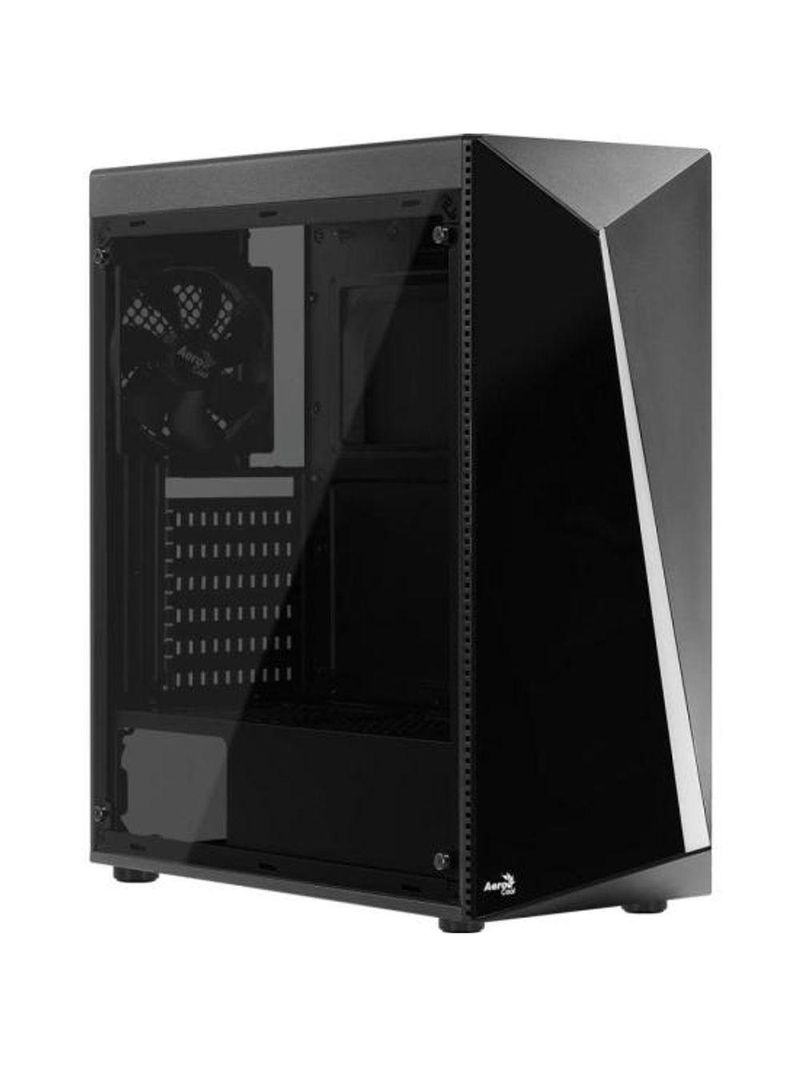 Gabinete Gamer Aerocool Shard Preto Rgb Lateral Acrílico