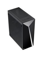 Gabinete Gamer Aerocool Shard Preto Rgb Lateral Acrílico