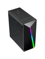 Gabinete Gamer Aerocool Shard Preto Rgb Lateral Acrílico